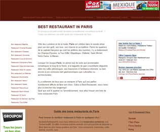 Best Restaurant Paris, sélection Guide restaurants Paris Guide restaurants Paris : Best Restaurant Paris