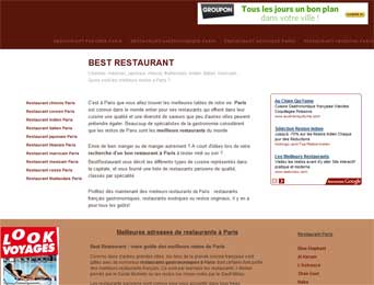 Best Restaurant, sélection Restaurant Paris Restaurant Paris : Best Restaurant